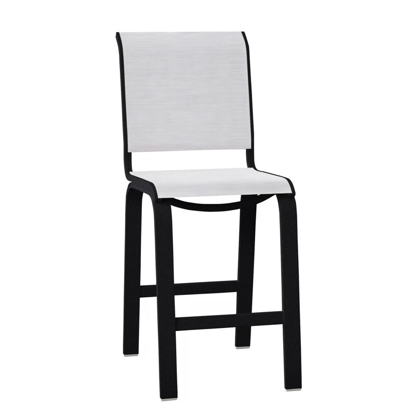 Tabouret de bar 26 po Holna, Noir texturé, Abalone