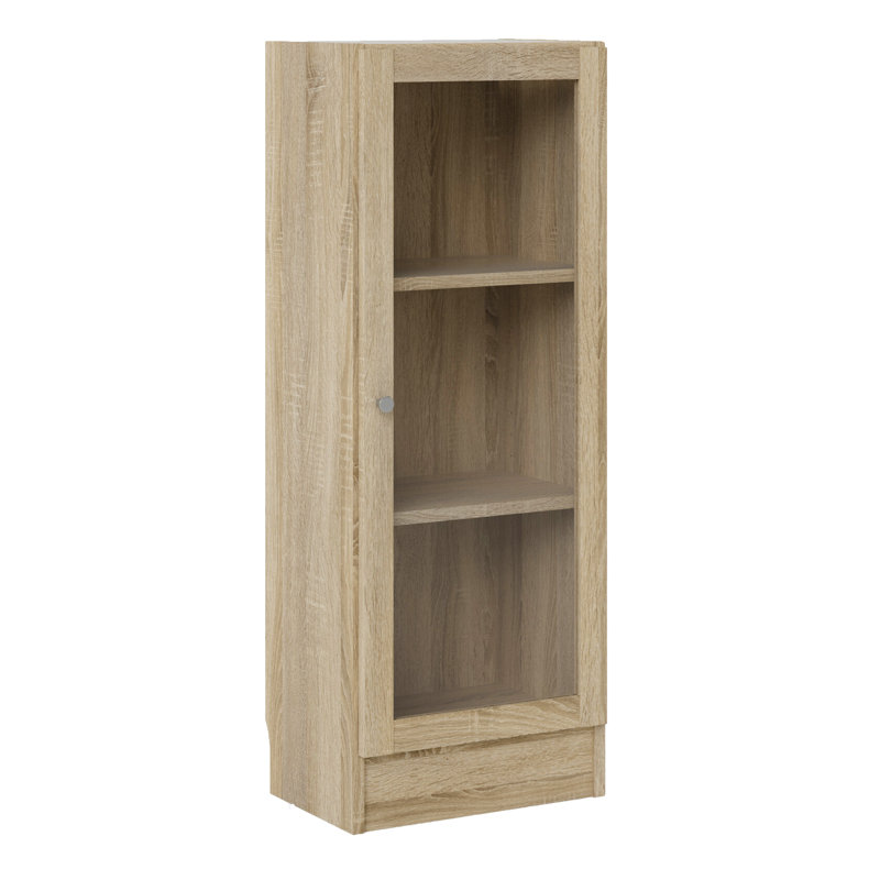 Basic Display Cabinet, Oak Wood
