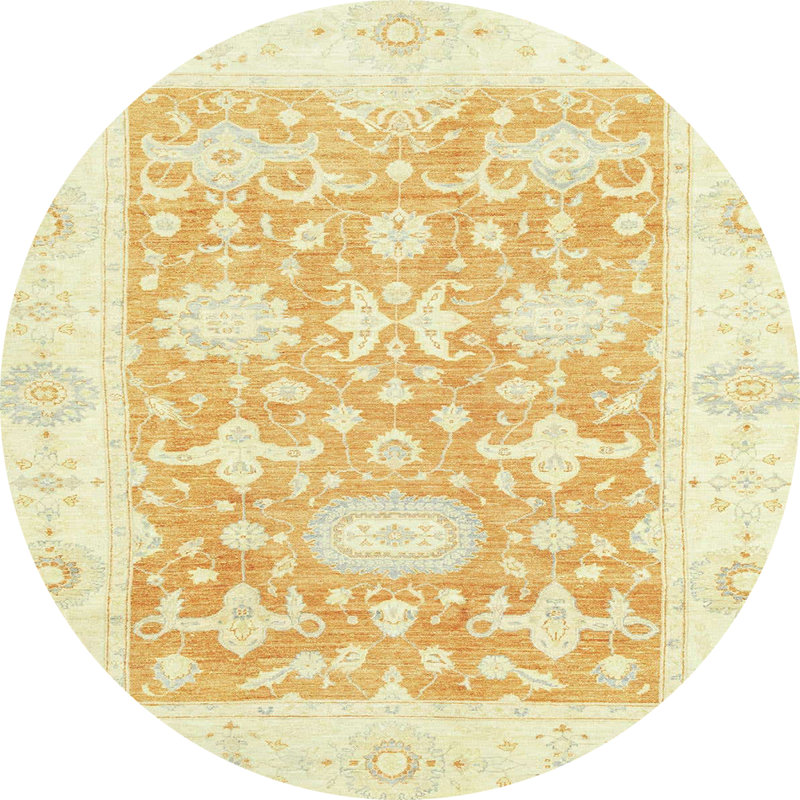 Tapis abstrait moderne 2969, Rond 8 pi