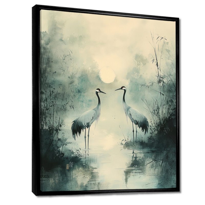 Lavine - Animals Wall Art Living Room, H 20 po x l 12 po, Impression encadrée flottante, Noir