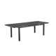 Gibraltar 96'' Extendable Powder Coated Aluminum Outdoor Dining Table