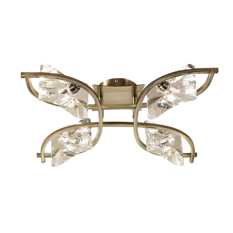 Wallen Crystal Semi Flush Mount