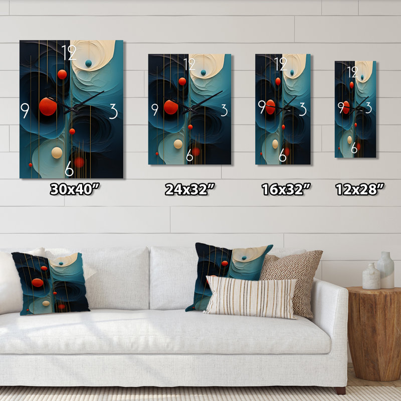Horloge murale Secrets Of Desire, H 40 po x l 30 po x P 1 po
