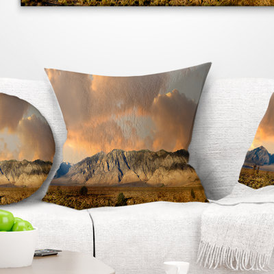 Sierra Nevada Mountain - Landscape Printed Pillow