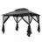 Double Roof Soft Top Metal Patio Gazebo With Netting-111128222-111128224