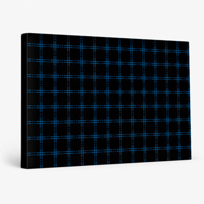 «Black Plaid - National Basketball Teams», art mural sur toile