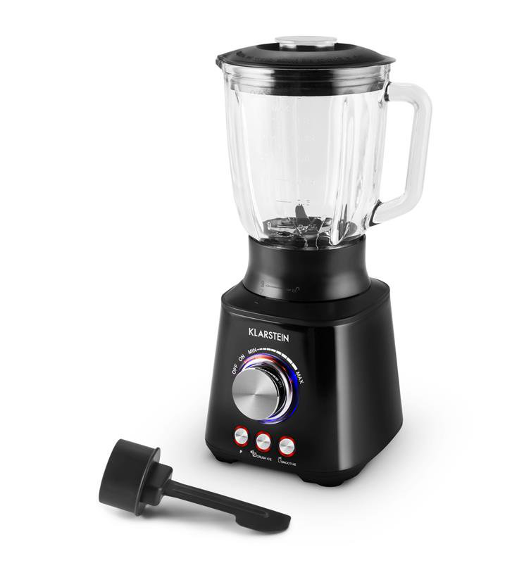 Klarstein Herakles 3 Speed 1500ml Countertop Blender, Black