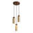 Adonia 3-Light Travertine Cluster Pendant