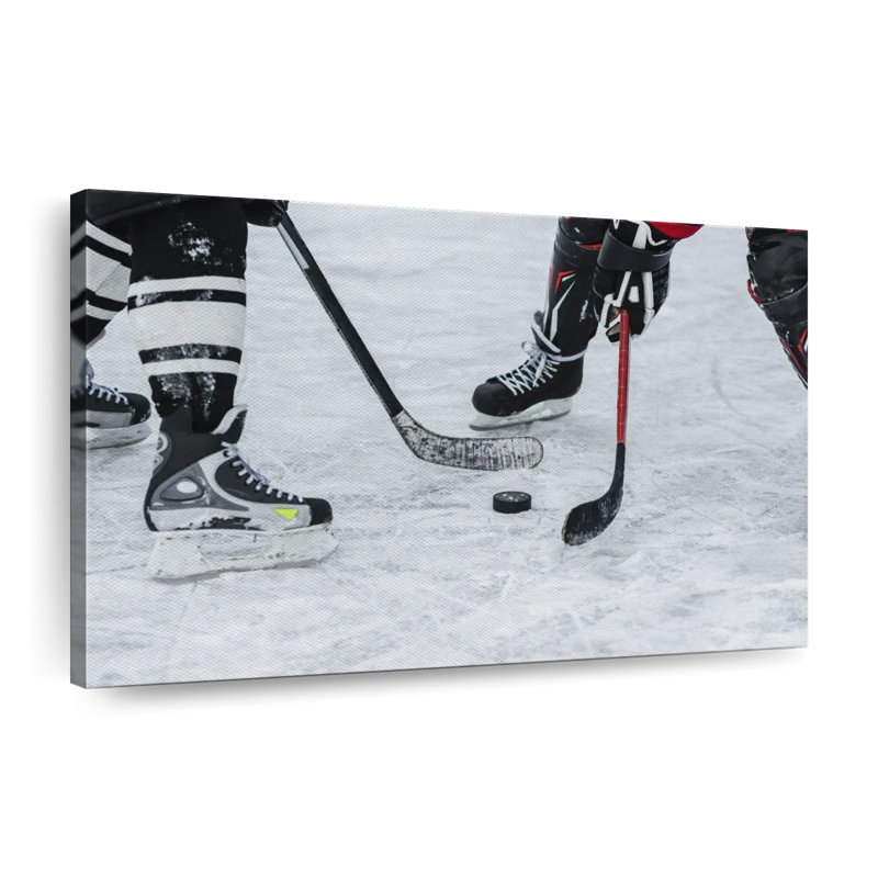 " Ice Hockey Canvas Print ", 26" H x 39" W x 1.25" D