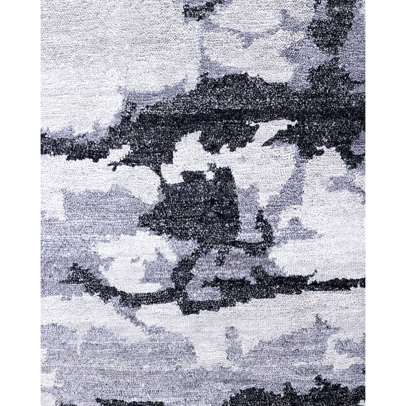 Overdyed One-of-a-Kind Rectangle 8'1" X 10'1" Hand Knotted Area Rug