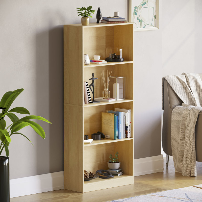 142cm H x 60cm W Standard Bookcase, Oak, 142 cm H x 60 cm W