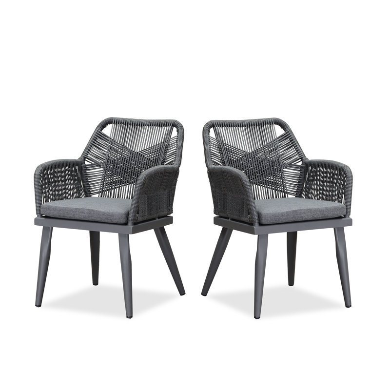 Ensemble de 2 chaises de patio Bayou Breeze
