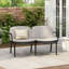 Causeuse de patio avec coussins Kohen-959153830-959153831