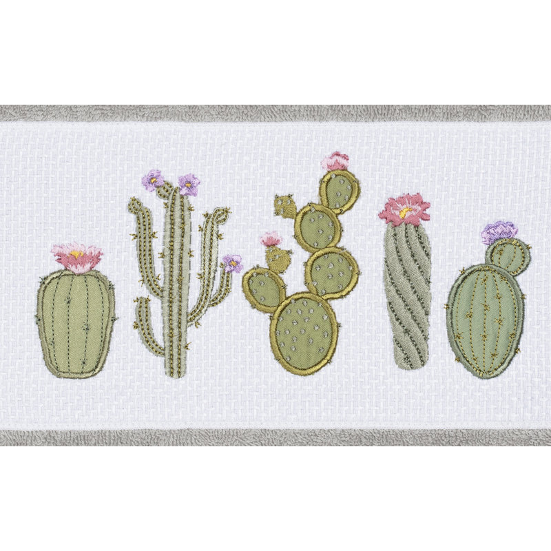 Serviette de bain en coton Mila, Gris clair