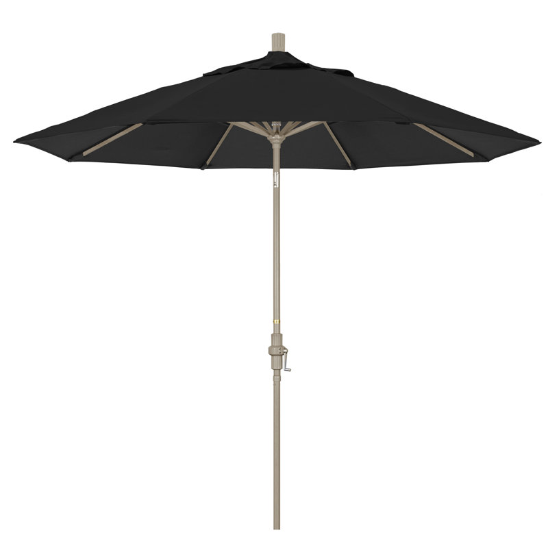 Parasol 9 'Market Sunbrella, Noir