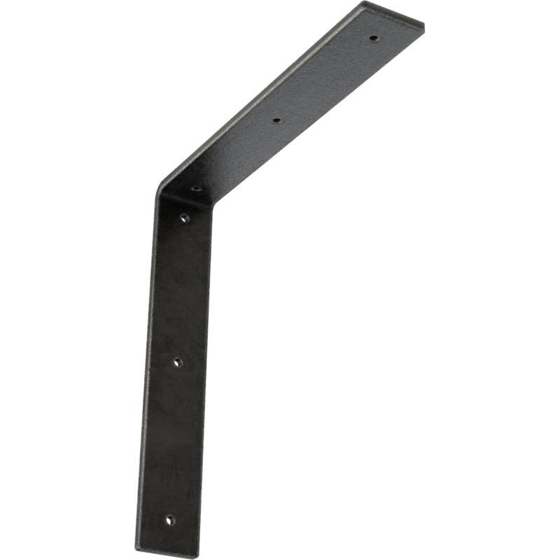 2"W x 12"D x 12"H Hamilton Steel Bracket, Antiqued Pewter, Antiqued Pewter, 12" H x 2" W x 12" D