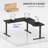 71'' L-Shaped Home Office Height Adjustable Standing Desk-1621902330-1621961891