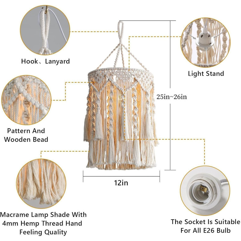 Luminaire suspendu bohémien