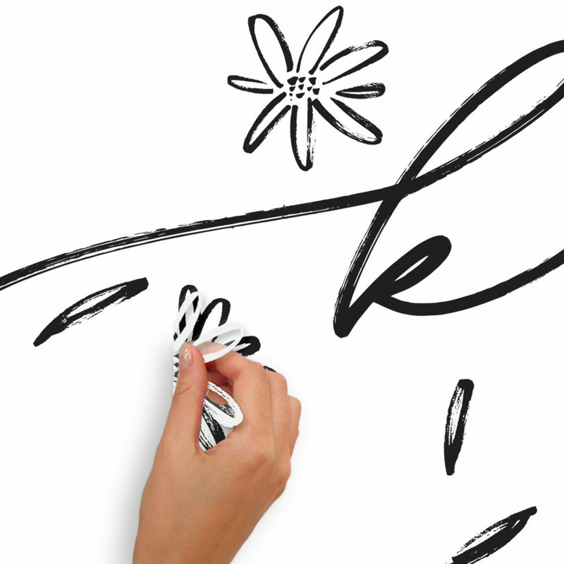 Black Choose Kindness Peel and Stick Vinyl Wall Decal