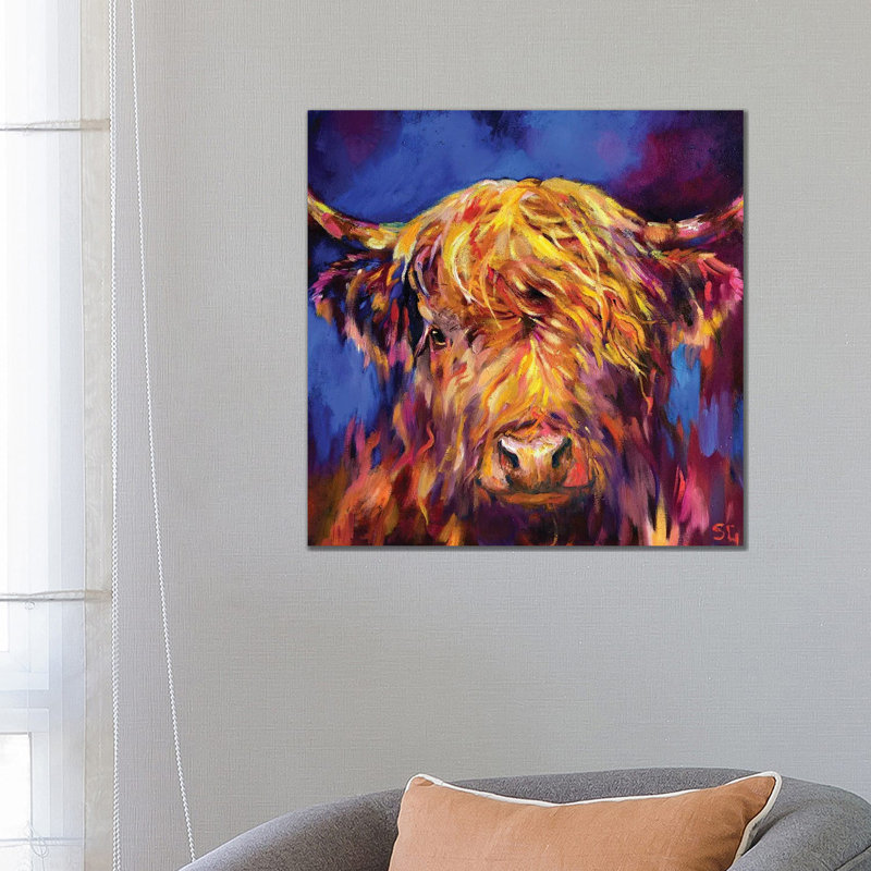 Banavie by Sue Gardner - Painting on Canvas, Wrapped Canvas, 66.04 cm H x 66.04 cm W x 3.175 cm D