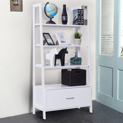 158 cm H x 80 cm W Ladder Bookcase
