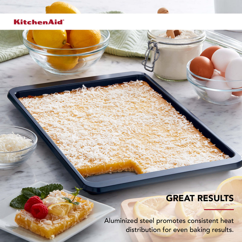 KitchenAid® 10X15in Nonstick Aluminized Steel Baking Sheet, Ink Blue