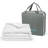 Hokku Designs Pre Shrunk Lightweight Embroidered Cotton Comforter, White-295960290