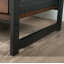 Side Table/Night Stand, Brown finish