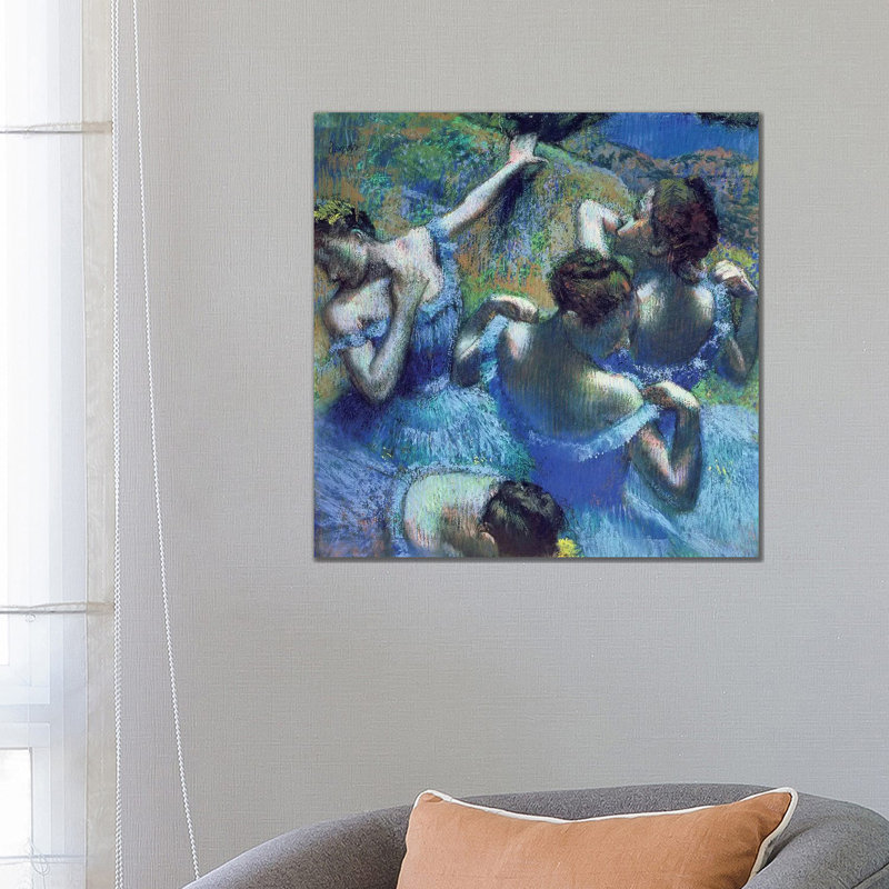 Dancers, C.1899 by Edgar Degas - Painting on Canvas, Wrapped Canvas, 66.04 cm H x 66.04 cm W x 1.91 cm D