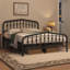 Metal Bed with Arched Headboard and Footboard-903604192-903604195