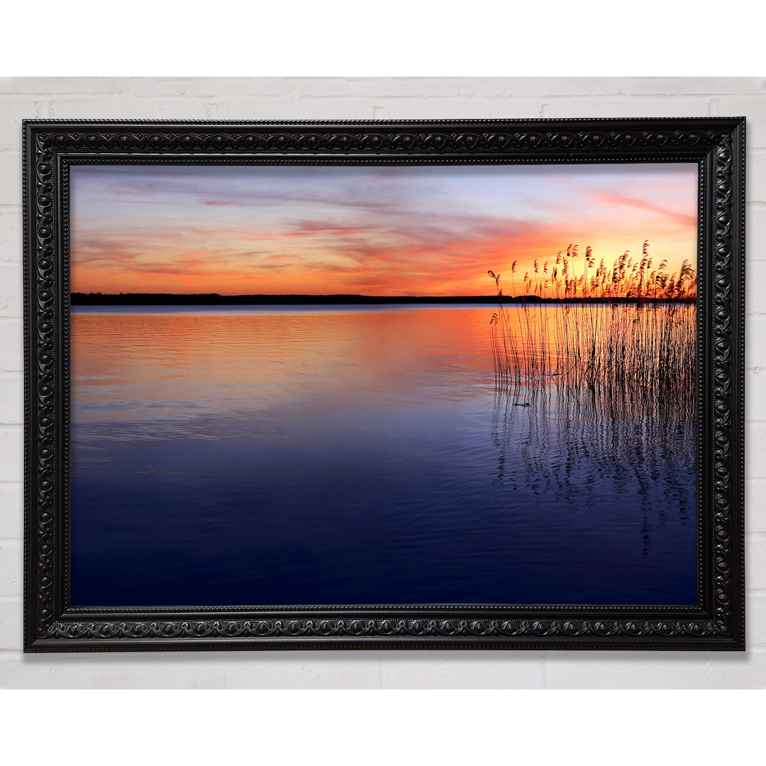 Gerahmtes Wandbild Serene Sunset