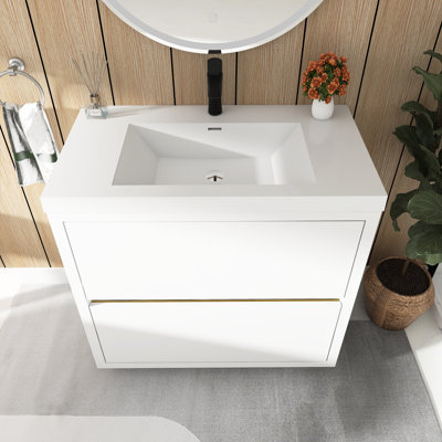 Meuble-lavabo sur pied 36 po avec lavabo