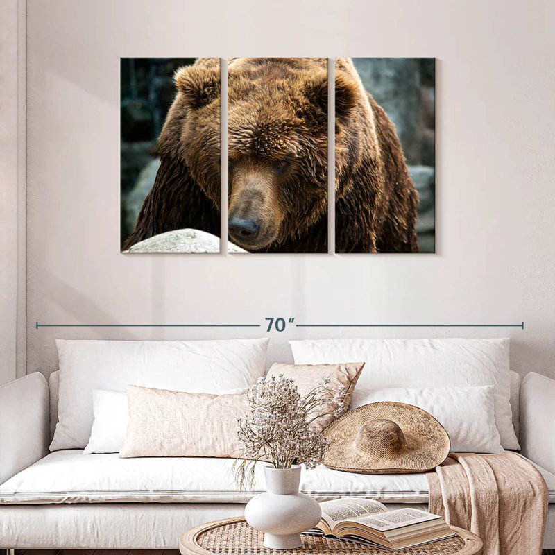 Brampt Kamchatka Brown Bear, 28" H x 45" W
