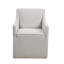 Chaise avec accoudoirs à roulettes avec jupe-438328507