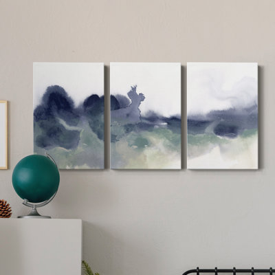 23_Lake Fog I - Toile tendue avec châssis de qualité supérieure - prête à être accrochée