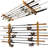 8 Rod Ceiling/Wall Rack - 2 Pack