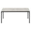 3 pièces 3 pièces avec stratifié gris et métal noir de style contemporain