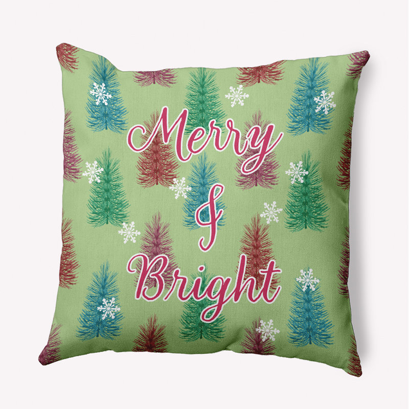 Coussin décoratif en polyester intérieur / extérieur, Carré, 18 po x 18 po
