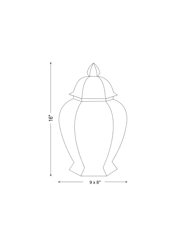Pot en porcelaine Round Hill