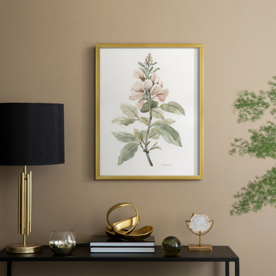Flea Market Botanical I Framed Print - Solid Wood