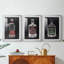 Holiday Spirits II - reproduction sur mesure encadrée de qualité supérieure - 3 pièces-100800347-100800324