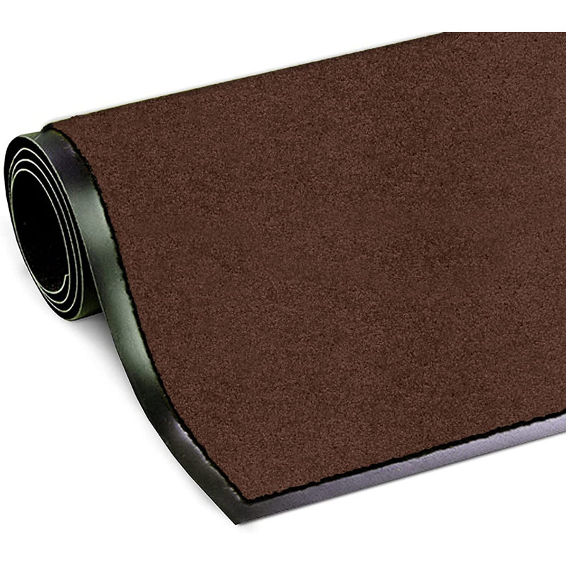 Bouldin Non-Slip Striped Doormat, Brown, 80cm W x 120cm L