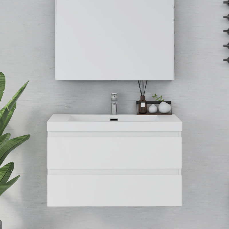 Armoire de salle de bain murale intégrée 36 pouces Minimalist