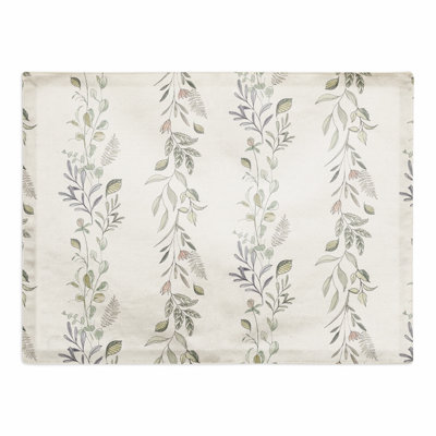 Cleothis Cotton Floral Rectangle Placemat