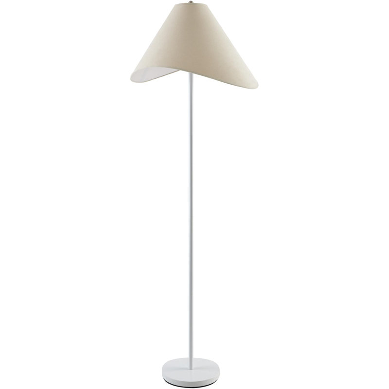 Lampe sur pied Alsop, Crème