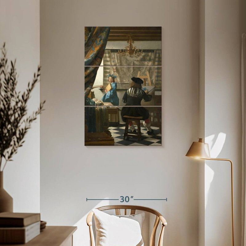 Leisha, atelier d'artiste, H 57 po x l 36 po