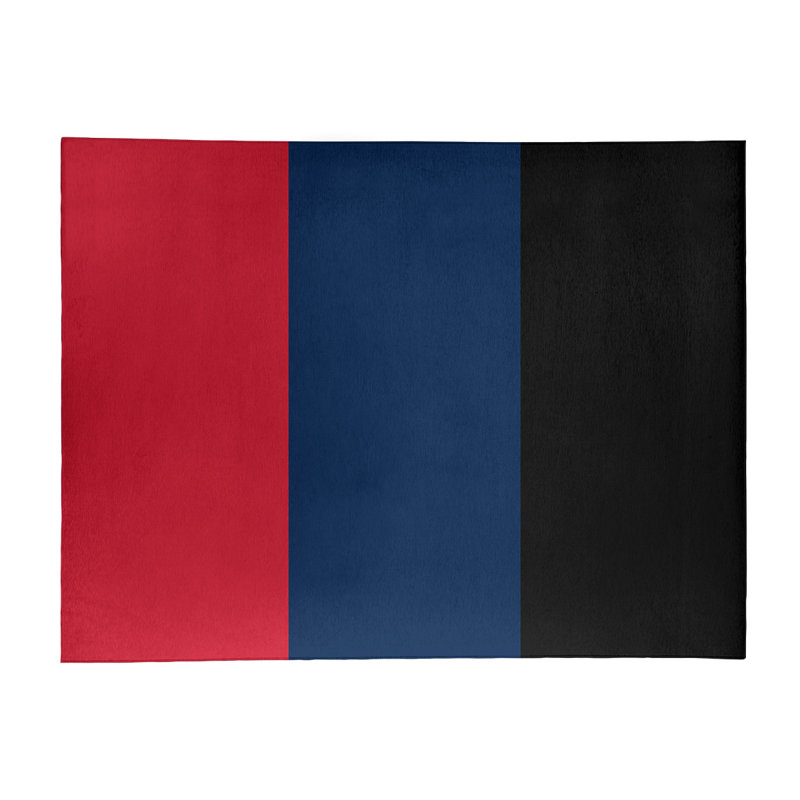 Tapis rouge à rayures de hockey national, Rectangle 8 pi x 10 pi