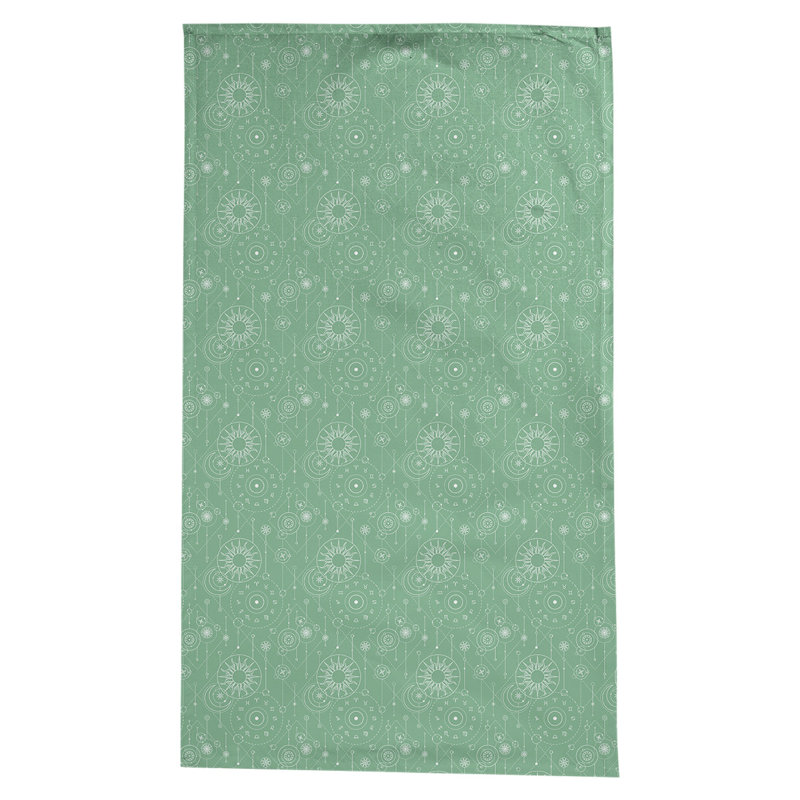 Nappe à motif astrologie Leffel, Vert
