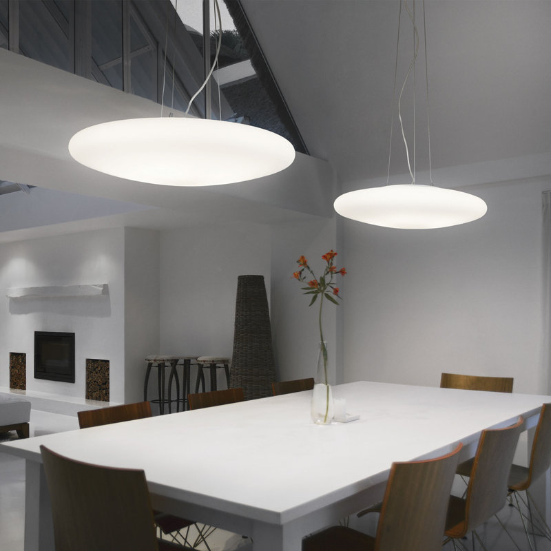 3 - Light White Unique/Statement Pendant