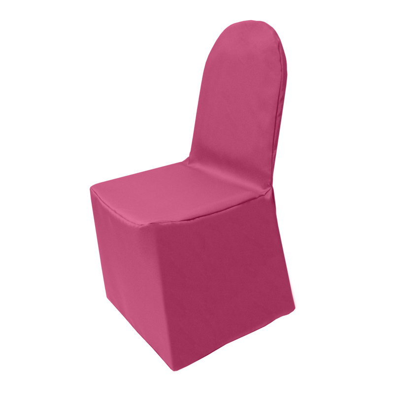 Housse pour chaise de salle à manger, Rose vif